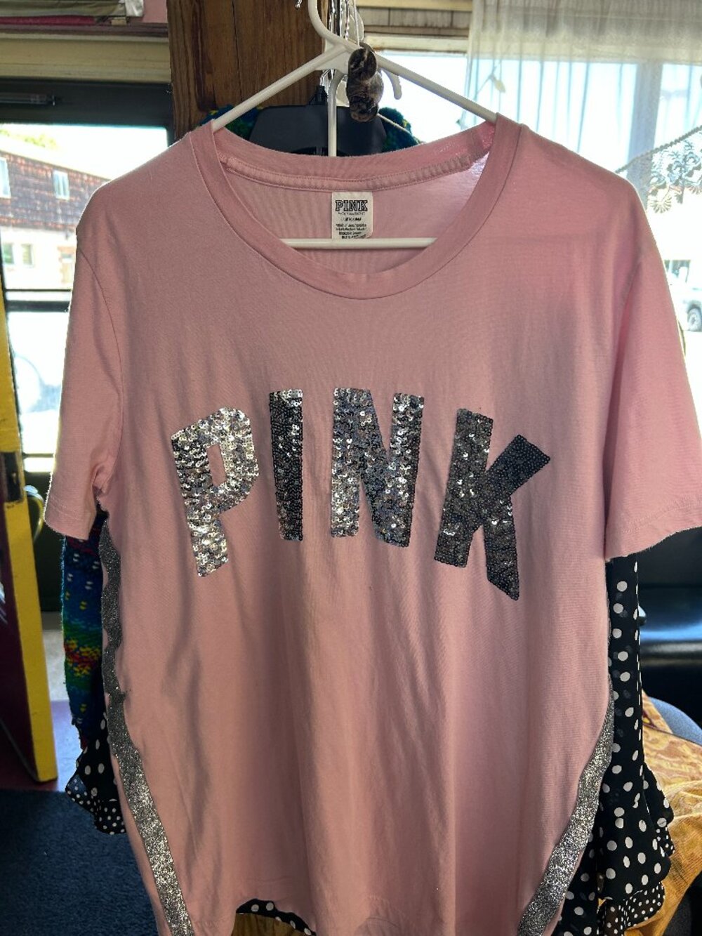 PINK GLITTER TEES